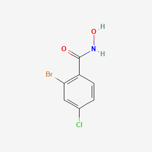 2-Bromo-4-chloro-N-hydroxybenzamide