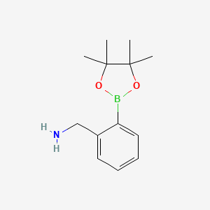 (2-(4,4,5,5-Tetramethyl-1,3,2-dioxaborolan-2-yl)phenyl)methanamine