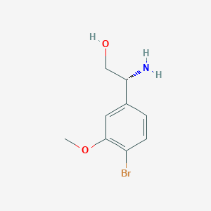 (R)-2-Amino-2-(4-bromo-3-methoxyphenyl)ethan-1-OL