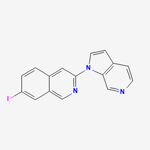 7-Iodo-3-(1H-pyrrolo[2,3-C]pyridin-1-YL)isoquinoline