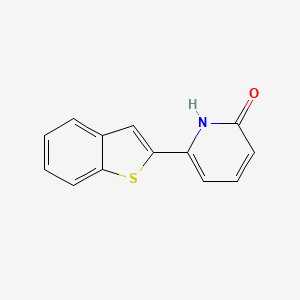 molecular formula C13H9NOS B1523698 6-(Benzo[b]thiophen-2-yl)pyridin-2-ol CAS No. 1111105-57-7
