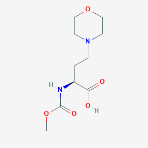 (S)-2-((Methoxycarbonyl)amino)-4-morpholinobutanoic acid