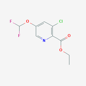 Ethyl 3-chloro-5-(difluoromethoxy)picolinate