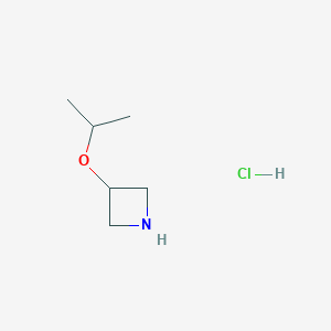 molecular formula C6H14ClNO B1523701 3-Isopropoxyazetidine hydrochloride CAS No. 871657-49-7