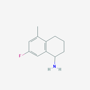 7-Fluoro-5-methyl-1,2,3,4-tetrahydronaphthalen-1-amine