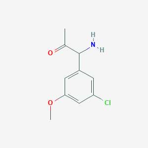 1-Amino-1-(3-chloro-5-methoxyphenyl)propan-2-one