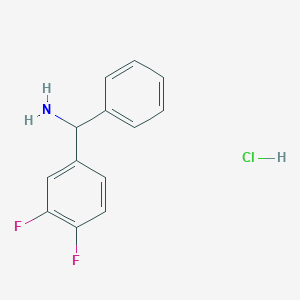 1-(3,4-Difluorophenyl)-1-phenylmethylamine hydrochloride