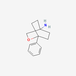 1-Phenyl-2-oxabicyclo[2.2.2]octan-4-amine