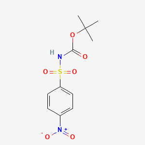 molecular formula C11H14N2O6S B1523714 N-Boc-4-硝基苯磺酰胺 CAS No. 895153-23-8