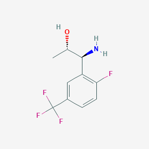 (1S,2S)-1-Amino-1-[2-fluoro-5-(trifluoromethyl)phenyl]propan-2-OL