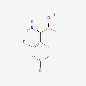 (1S,2R)-1-Amino-1-(4-chloro-2-fluorophenyl)propan-2-OL