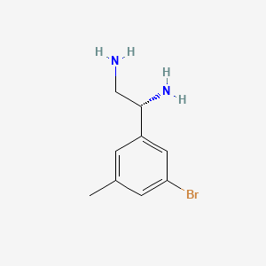 (1R)-1-(3-Bromo-5-methylphenyl)ethane-1,2-diamine