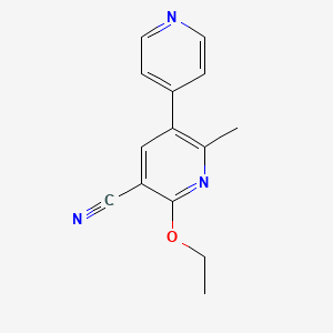 molecular formula C14H13N3O B15237218 Milrinone impurity 7 