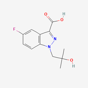 5-Fluoro-1-(2-hydroxy-2-methylpropyl)-1H-indazole-3-carboxylic acid