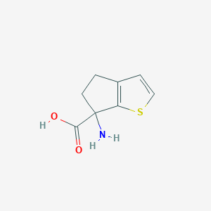 6-Amino-5,6-dihydro-4H-cyclopenta[B]thiophene-6-carboxylic acid