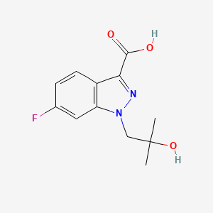 6-Fluoro-1-(2-hydroxy-2-methylpropyl)-1H-indazole-3-carboxylic acid