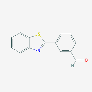 B152374 3-(1,3-Benzothiazol-2-yl)benzaldehyde CAS No. 127868-63-7