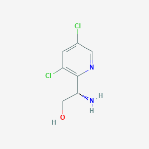 (2s)-2-Amino-2-(3,5-dichloro(2-pyridyl))ethan-1-ol