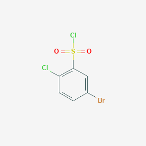 molecular formula C6H3BrCl2O2S B1523748 5-溴-2-氯苯-1-磺酰氯 CAS No. 81226-68-8
