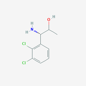 (1S)-1-Amino-1-(2,3-dichlorophenyl)propan-2-OL