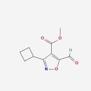 Methyl 3-cyclobutyl-5-formylisoxazole-4-carboxylate