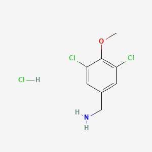 molecular formula C8H10Cl3NO B15237571 Avanafil impurity 5 