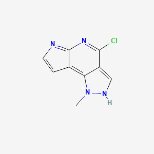 4-Chloro-1-methyl-1,6-dihydropyrazolo[3,4-D]pyrrolo[2,3-B]pyridine