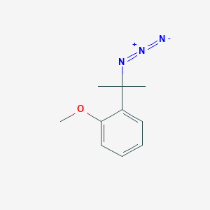 molecular formula C10H13N3O B1523764 1-(2-Azidopropan-2-yl)-2-methoxybenzene CAS No. 1258640-88-8