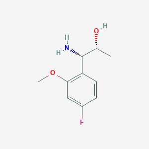 (1S,2R)-1-Amino-1-(4-fluoro-2-methoxyphenyl)propan-2-OL