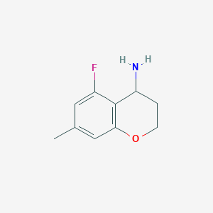 5-Fluoro-7-methylchroman-4-amine