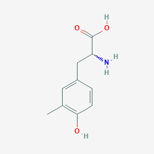 molecular formula C10H13NO3 B15237689 (2R)-2-amino-3-(4-hydroxy-3-methylphenyl)propanoic acid 