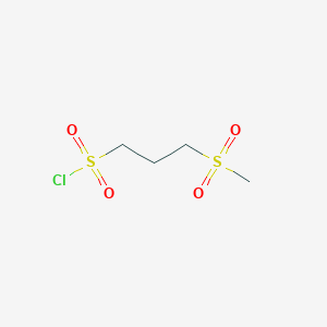 molecular formula C4H9ClO4S2 B1523770 3-Methanesulfonylpropane-1-sulfonyl chloride CAS No. 72315-12-9
