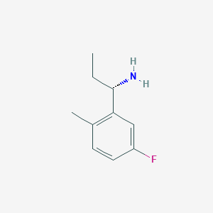 (S)-1-(5-Fluoro-2-methylphenyl)propan-1-amine