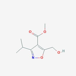 Methyl 5-(hydroxymethyl)-3-isopropylisoxazole-4-carboxylate