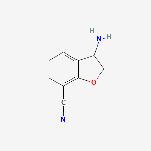 3-Amino-2,3-dihydro-1-benzofuran-7-carbonitrile