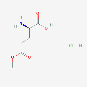 molecular formula C6H12ClNO4 B15237748 (2R)-2-amino-5-methoxy-5-oxopentanoic acid;hydrochloride 