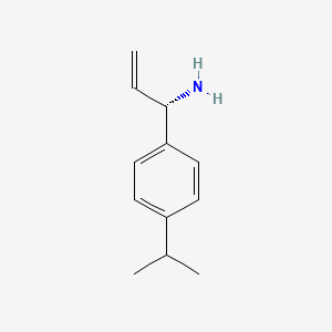 (1S)-1-(4-Isopropylphenyl)prop-2-EN-1-amine