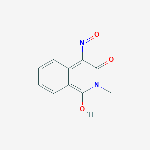 molecular formula C10H8N2O3 B15237805 2-methyl-1,3,4(2H)-isoquinolinetrione 4-oxime 