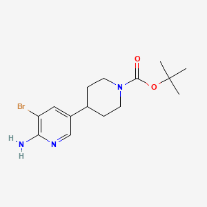 Tert-butyl 4-(6-amino-5-bromopyridin-3-yl)piperidine-1-carboxylate