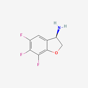 (3R)-5,6,7-Trifluoro-2,3-dihydrobenzo[B]furan-3-ylamine