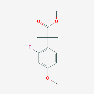 Methyl 2-(2-fluoro-4-methoxyphenyl)-2-methylpropanoate