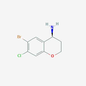 (S)-6-Bromo-7-chlorochroman-4-amine