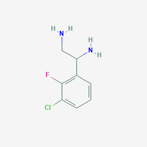 1-(3-Chloro-2-fluorophenyl)ethane-1,2-diamine