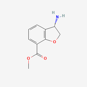 (S)-Methyl 3-amino-2,3-dihydrobenzofuran-7-carboxylate