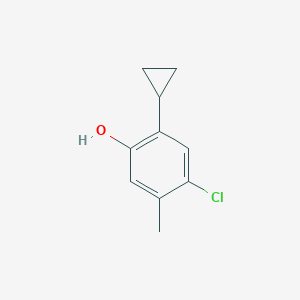 4-Chloro-2-cyclopropyl-5-methylphenol