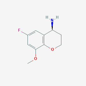 (S)-6-Fluoro-8-methoxychroman-4-amine