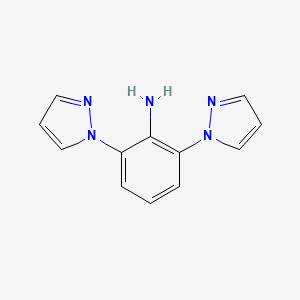 B1523799 2,6-bis(1H-pyrazol-1-yl)aniline CAS No. 1269151-36-1