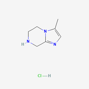 3-Methyl-5,6,7,8-tetrahydroimidazo[1,2-a]pyrazine hydrochloride