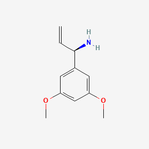 (1R)-1-(3,5-dimethoxyphenyl)prop-2-en-1-amine