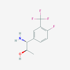 (1R,2R)-1-Amino-1-[4-fluoro-3-(trifluoromethyl)phenyl]propan-2-OL